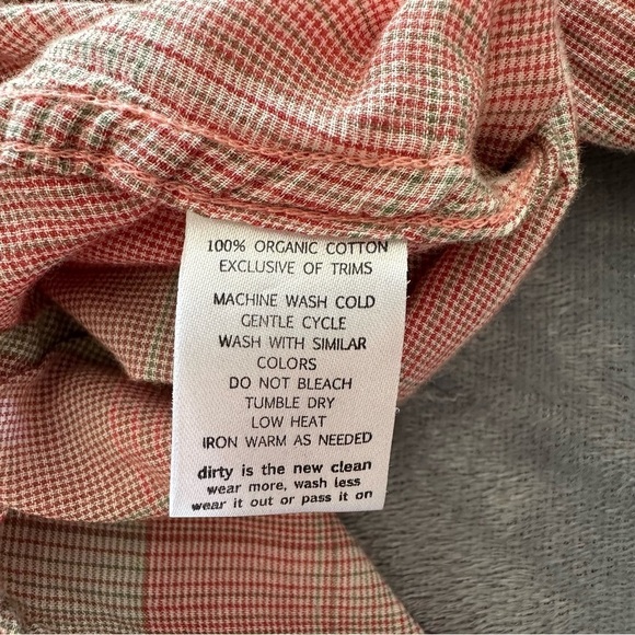 Toad & Co Airbrush LS Deco Shirt Plaid Red Green - Picture 11 of 14